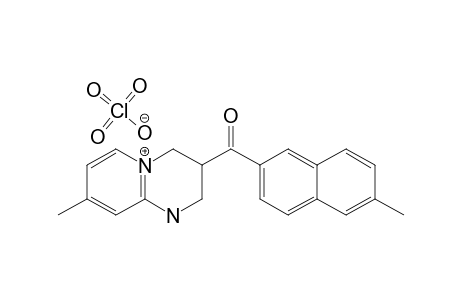 1,2,3,4-TETRAHYDRO-8-METHYL-3-[2-(6-METHYLNAPHTHOYL)]-2H-PYRIDO-[1,2-A]-PYRIMIDINE-HYDROPERCHLORATE