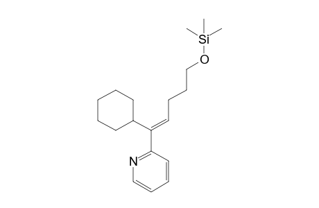 (E/Z)-2-[1-Cyclohexyl-5-(trimethylsiloxy)pentenyl]pyridine