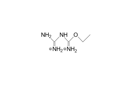 Aminoiminomethyl-carbamidic acid, ethyl ester dication