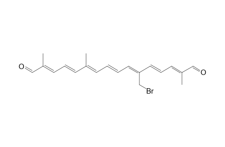 8,8'-Diapo-.psi.,.psi.-carotenedial, 20-bromo-