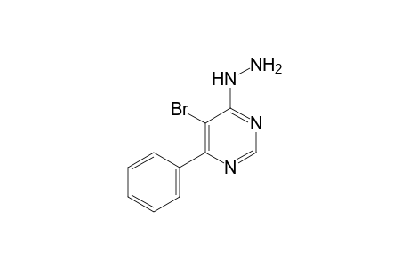 5-bromo-4-hydrazino-6-phenylpyrimidine