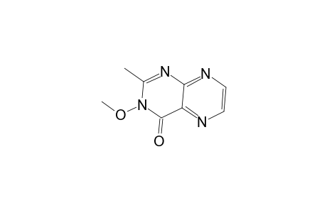 4(3H)-Pteridinone, 3-methoxy-2-methyl-