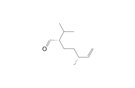 (2S,5R)-2-Isopropyl-5-methylhept-6-enal