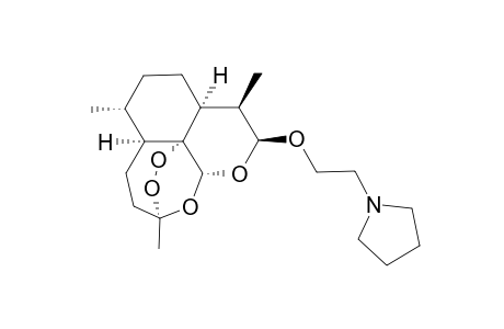 12-BETA-(2-PYRROLIDINOETHOXY)-DIHYDROARTEMISININ