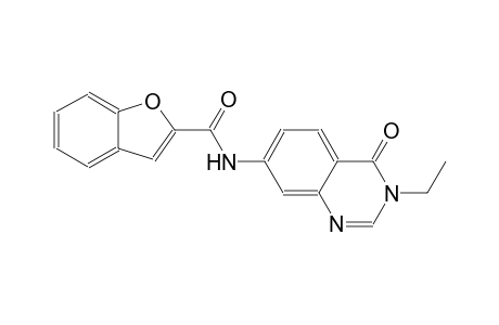 2-benzofurancarboxamide, N-(3-ethyl-3,4-dihydro-4-oxo-7-quinazolinyl)-