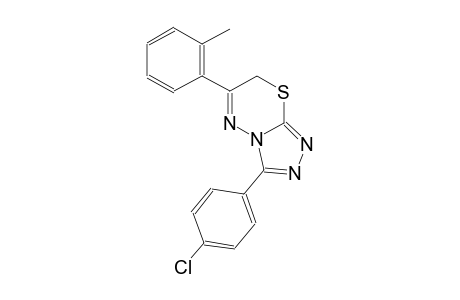 3-(4-chlorophenyl)-6-(2-methylphenyl)-7H-[1,2,4]triazolo[3,4-b][1,3,4]thiadiazine