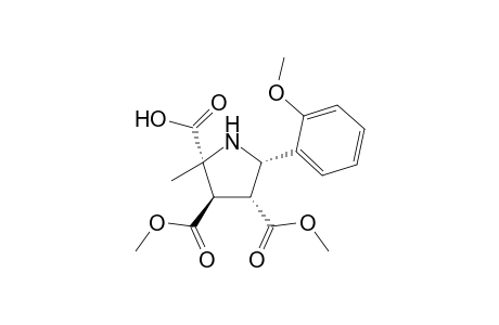Dimethyl-2-methyl-c-5-(2-methoxyphenyl)pyrrolidine-t-3,c-4-dicarboxylate-r-2-carboxylic acid