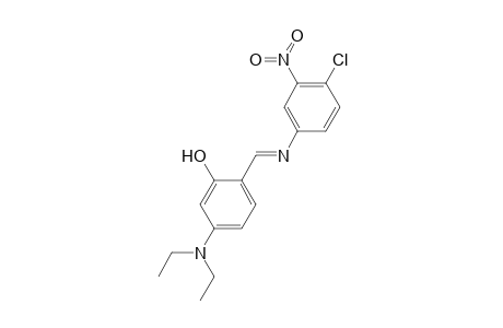 2-[(4-chloro-3-nitro-phenylimino)-methyl]-5-diethylamino-phenol