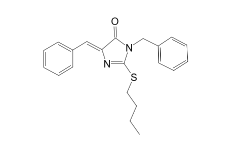 3-Benzyl-5-benzylidene-2-butylsulfanyl-imidazol-4-one