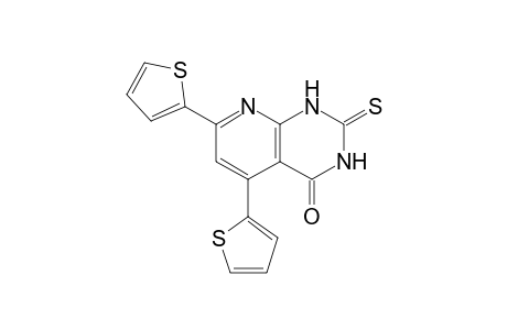 5,7-di(thiophen-2-yl)-2-thioxo-2,3-dihydropyrido[2,3-d]pyrimidin-4(1H)-one