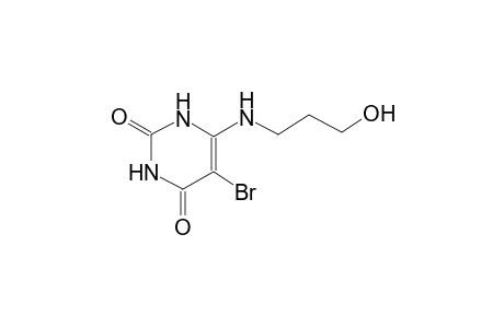 5-Bromo-6-(3-hydroxy-propylamino)-1H-pyrimidine-2,4-dione