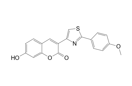 3-[2-(4-methoxyphenyl)-1,3-thiazol-4-yl]-7-oxidanyl-chromen-2-one