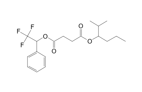 Succinic acid, 2-methylhex-3-yl 1-phenyl-2,2,2-trifluoroethyl ester