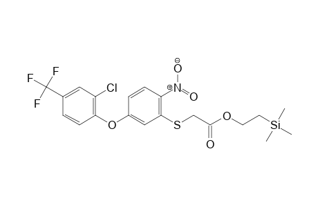 Acetic acid, [[5-[2-chloro-4-(trifluoromethyl)phenoxy]-2-nitrophenyl]thio]-, 2-(trimethylsilyl)ethyl ester