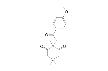 2,5,5-TRIMETHYL-2-(PARA-METHOXY)-ACETOPHENYL-CYCLOHEXA-1,3-DIONE