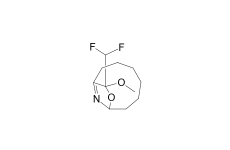 9-Oxa-11-azabicyclo[6.2.1]undec-1(11)-ene, 10-(difluoromethyl)-10-methoxy-, exo-