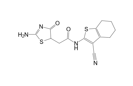 5-thiazoleacetamide, 2-amino-N-(3-cyano-4,5,6,7-tetrahydrobenzo[b]thien-2-yl)-4,5-dihydro-4-oxo-