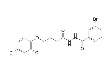 N'-(3-bromobenzoyl)-4-(2,4-dichlorophenoxy)butanohydrazide