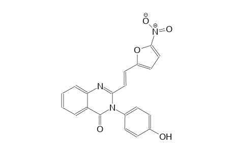 3-(4-hydroxyphenyl)-2-[(E)-2-(5-nitro-2-furyl)ethenyl]-4(3H)-quinazolinone