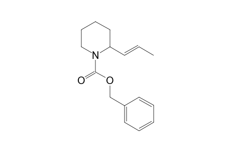 N-Cbz-2-[(E)-prop-1'-enyl]piperidine