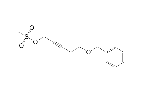 5-(Benzyloxy)pent-2-ynyl - Methanesulfonate