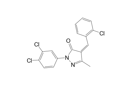 4-(2-Chlorobenzylidene)-2-(3,4-dichlorophenyl)-5-methyl-2,4-dihydro-3H-pyrazol-3-one