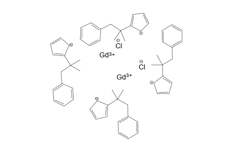 gadolinium(III) tetrakis(2-(2-methyl-1-phenylpropan-2-yl)cyclopenta-2,4-dien-1-ide) dichloride