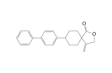 4-methylene-8-(4-phenylphenyl)-2-oxaspiro[4.5]decan-1-one