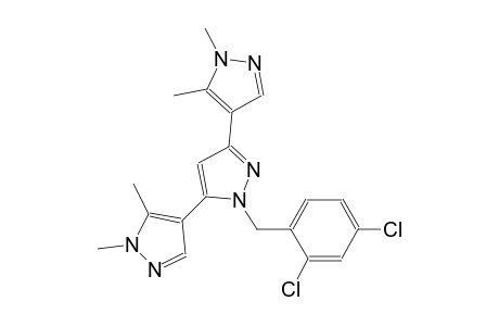 1'-(2,4-dichlorobenzyl)-1,1'',5,5''-tetramethyl-1H,1'H,1''H-4,3':5',4''-terpyrazole