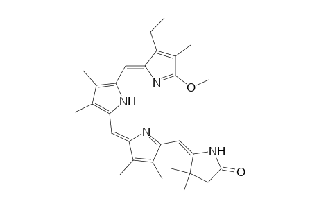 21H-Bilin-1(2H)-one, 17-ethyl-3,23-dihydro-19-methoxy-3,3,7,8,12,13,18-heptamethyl-