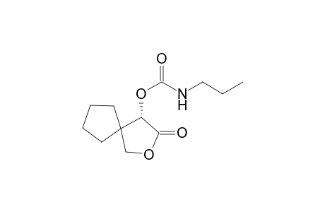 (S)-3-oxo-2-oxaspiro[4.4]nonan-4-yl propylcarbamate