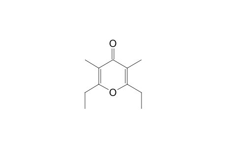 4H-Pyran-4-one, 2,6-diethyl-3,5-dimethyl-