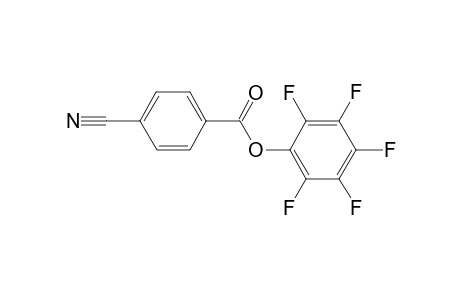 2,3,4,5,6-Pentafluorophenyl 4-Cyanobenzoate