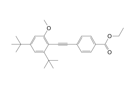 Ethyl 4-[(2,4-Di-tert-butyl-6-methoxyphenyl)ethynyl]benzoate