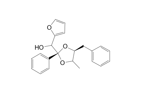 2-Furyl-(4-benzyl-5-methyl-2-phenyl-1,3-trans-dioxaolanyl)methanol isomer