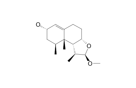 ARMATIN-D;12-BETA-METHOXYLEMNAL-1-(10)-EN-2-ALPHA-OL