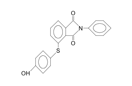 N-Phenyl-3-(4-hydroxy-thiophenoxy)-phthalimide