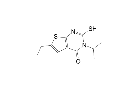 6-ethyl-3-isopropyl-2-sulfanylthieno[2,3-d]pyrimidin-4(3H)-one