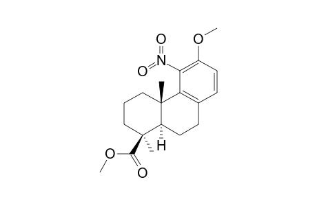 Methyl 12-methoxy-11-nitropodocarpa-8,11,13-trien-19-oate