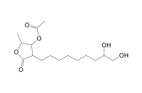 1-(4-Acetoxy-5-methyl-2-oxotetrahydrofuran-3-yl)nonan-8,9-diol