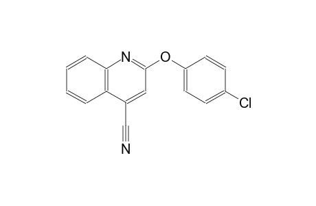 2-(4-chlorophenoxy)-4-quinolinecarbonitrile