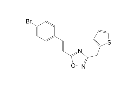 1,2,4-oxadiazole, 5-[(E)-2-(4-bromophenyl)ethenyl]-3-(2-thienylmethyl)-