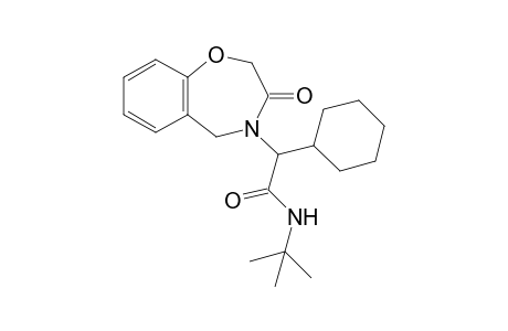 N-(tert-Butyl)-2-cyclohexyl-2-(3-oxo-2,3-dihydrobenzo[f][1,4]oxazepin-4(5H)-yl)acetamide