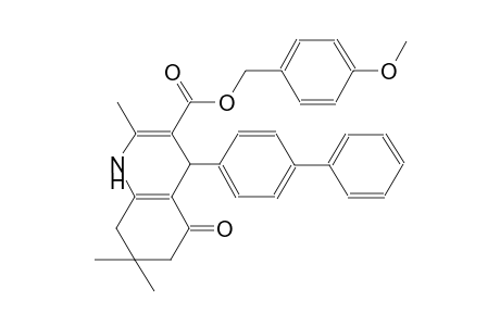 3-quinolinecarboxylic acid, 4-[1,1'-biphenyl]-4-yl-1,4,5,6,7,8-hexahydro-2,7,7-trimethyl-5-oxo-, (4-methoxyphenyl)methyl ester