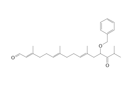 2-Isopropyl-2-[3',7',11',15'-tetramethyl-13'-benzyloxy-14'-oxo-2',6',10'-hexadecatrienal