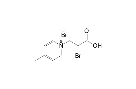 1-(2-Bromo-2-carboxyethyl)-4-methylpyridinium bromide