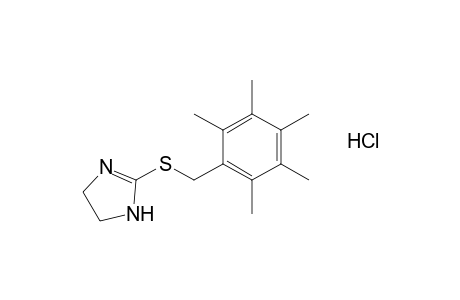 2-[(2,3,4,5,6-pentamethylbenzyl)thio]-2-imidazoline, monohydrochloride