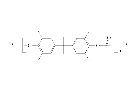 Poly(oxycarbonyloxy-2,6-dimethyl-1,4-phenylene-2-isopropylidene-3,5-dimethyl-1,4-phenylene); poly(carbonate) from tetramethylbisphenol a