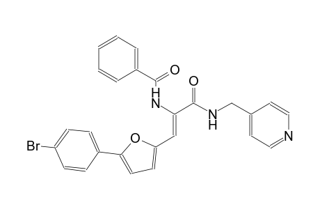 benzamide, N-[(Z)-2-[5-(4-bromophenyl)-2-furanyl]-1-[[(4-pyridinylmethyl)amino]carbonyl]ethenyl]-