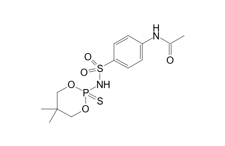 N-[4-[(5,5-dimethyl-2-thioxo-1,3,2$l^5-dioxaphosphinan-2-yl)sulfamoyl]phenyl]acetamide